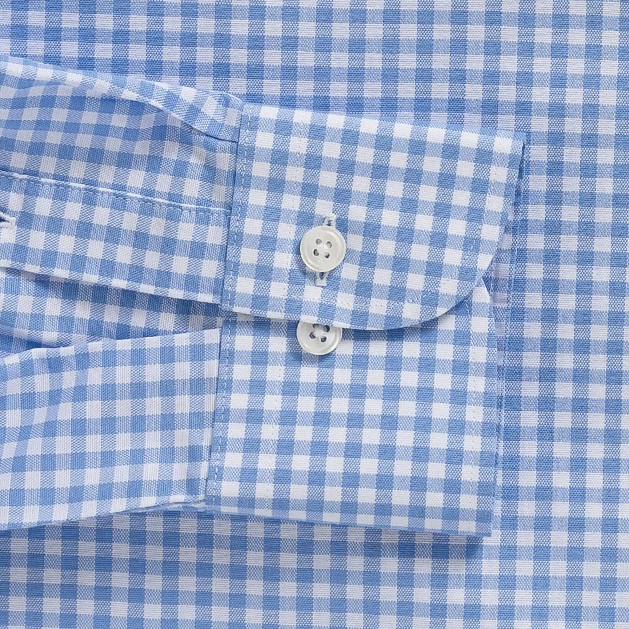 The Sky Blue Beck Oxford Gingham Dress Shirt