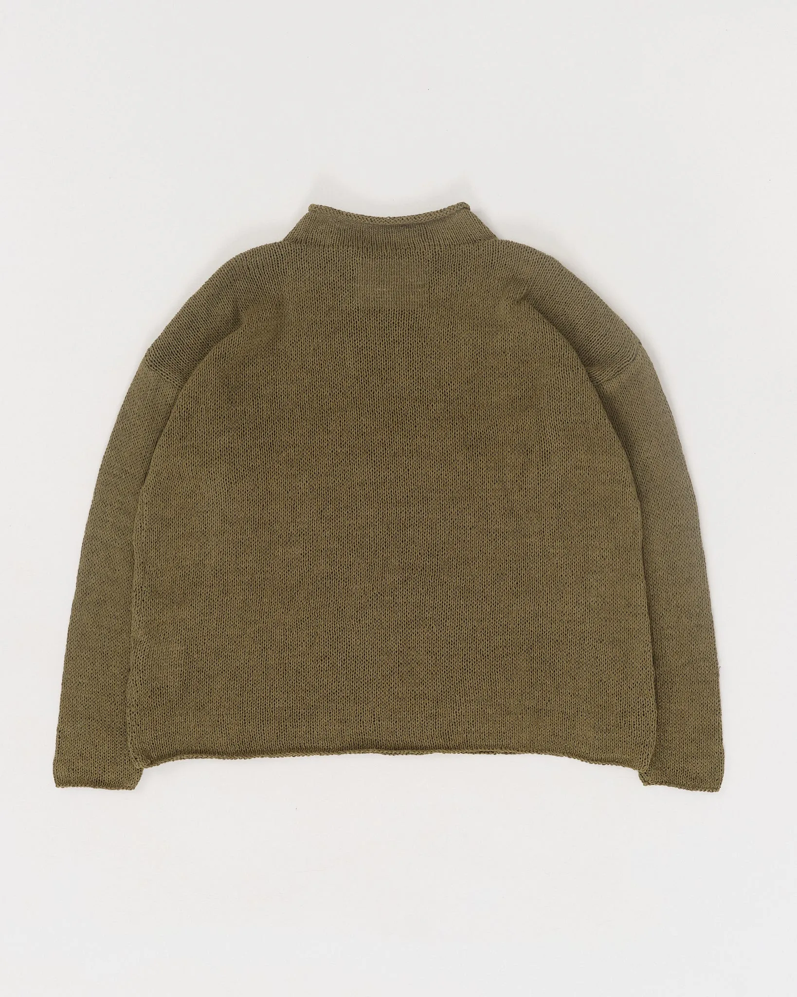 Twinsun Knit Rollneck - Olive Bugging