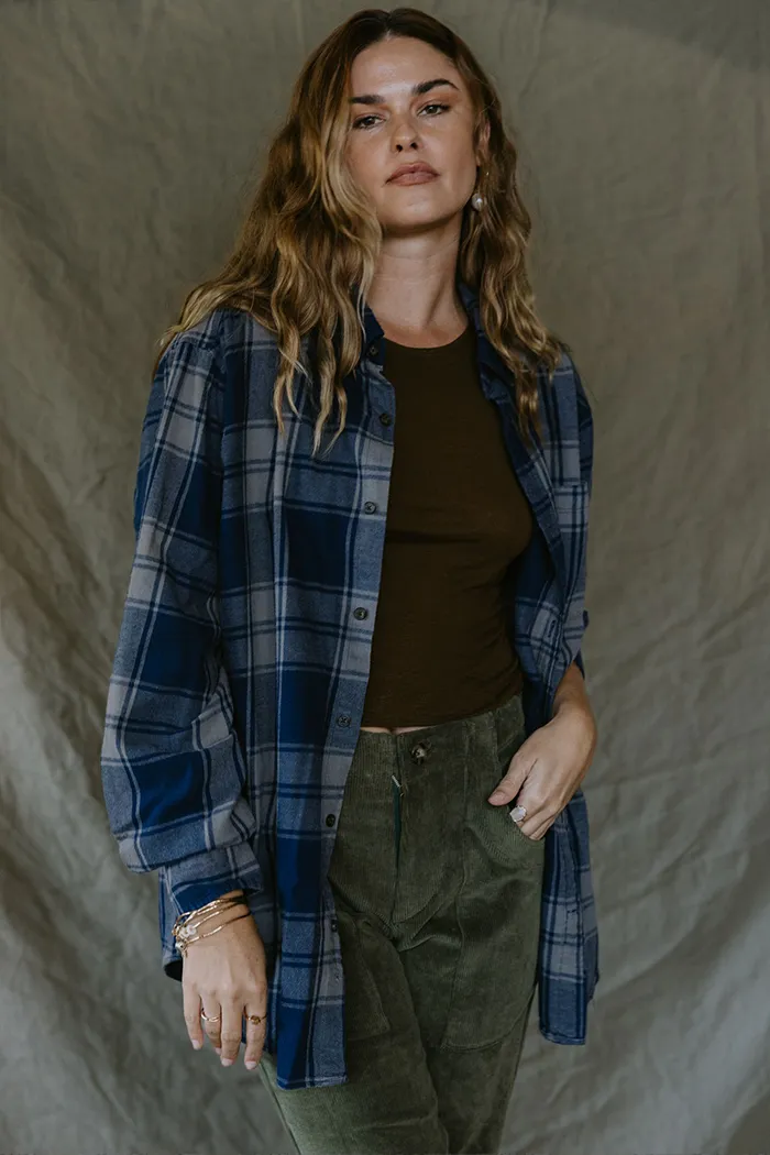 Vintage Boyfriend Flannel - K