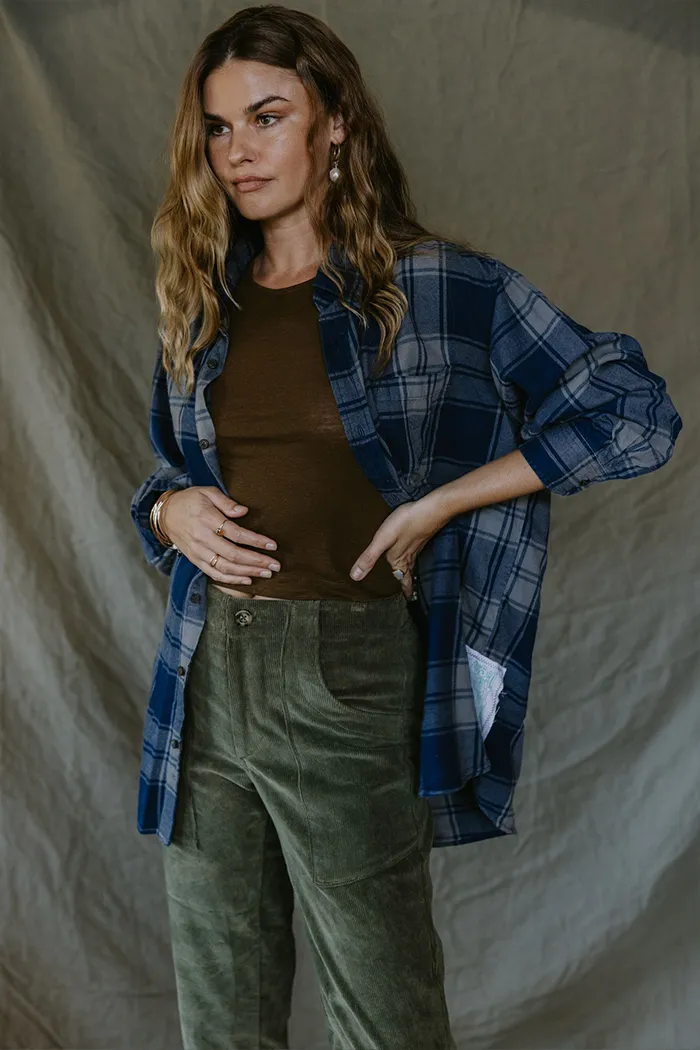 Vintage Boyfriend Flannel - K