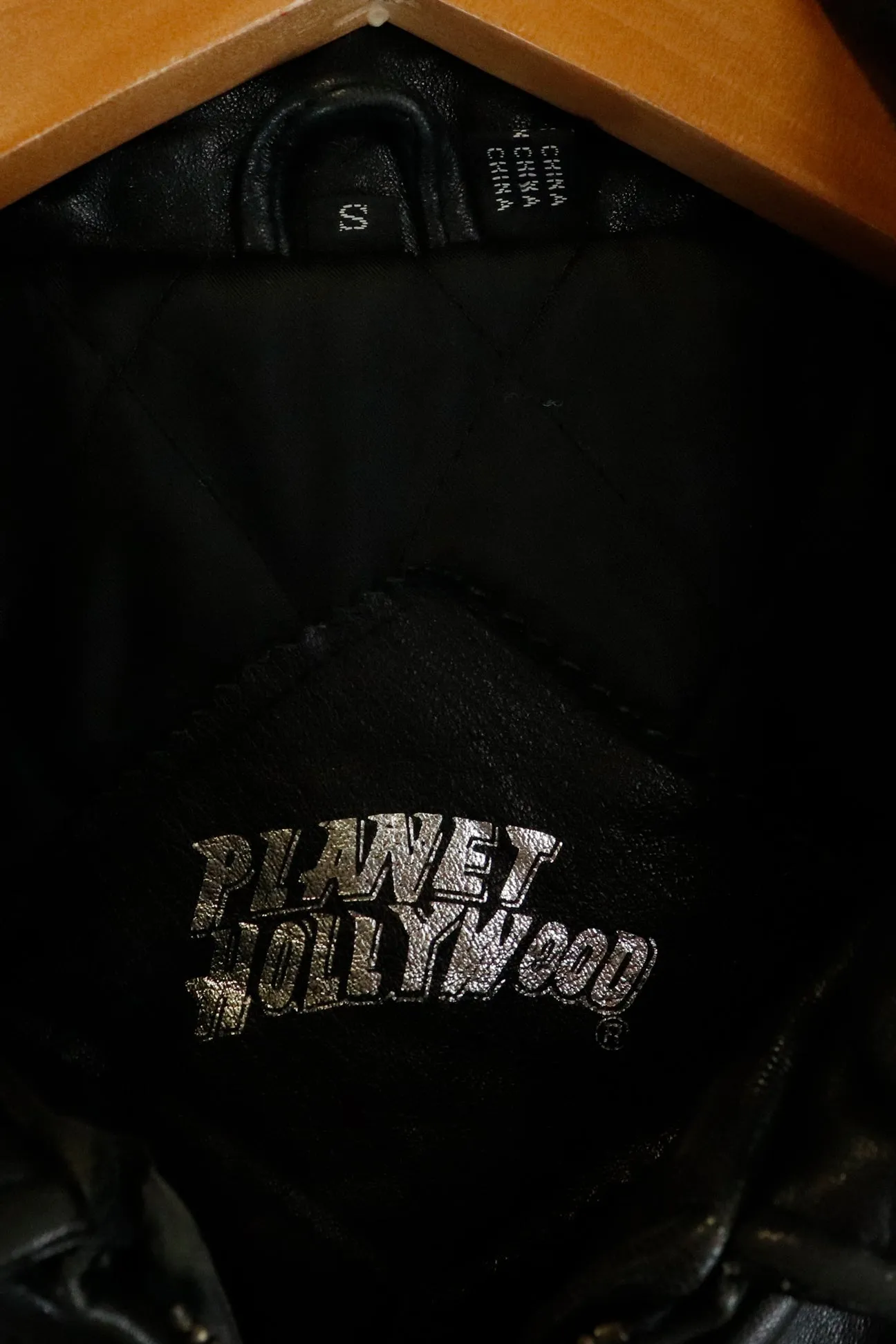 Vintage Planet Hollywood Las Vegas Leather Jacket