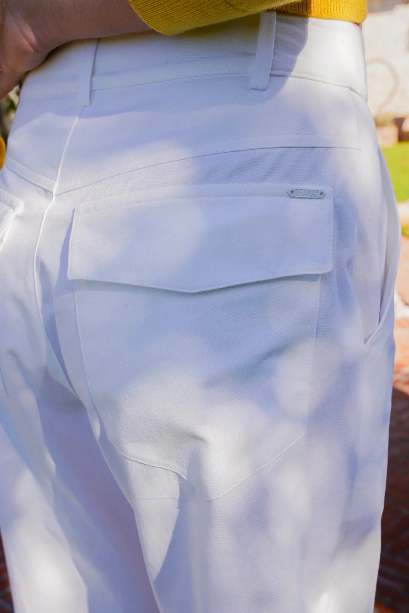 White Oversize Pants