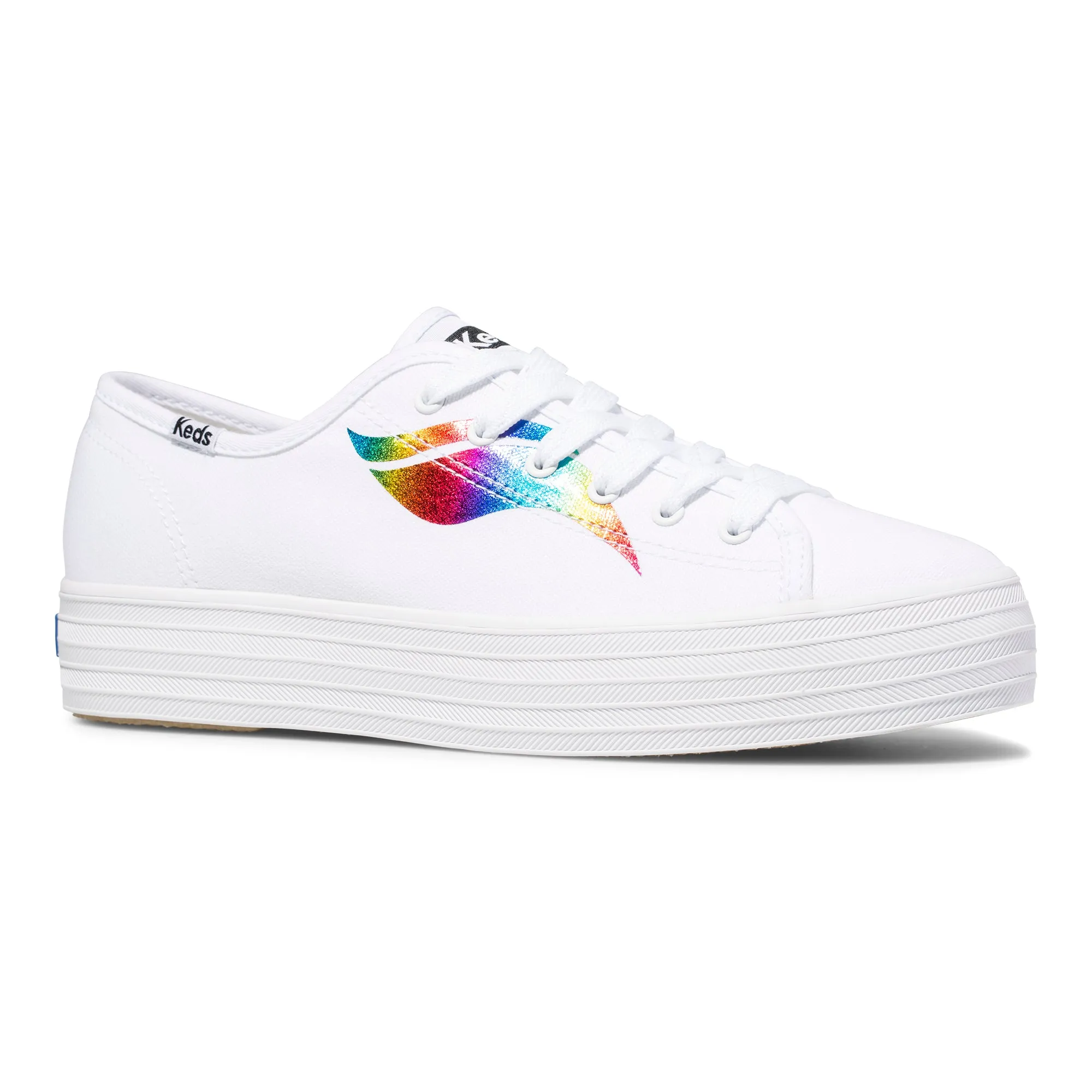 Women's Triple Kick Canvas Rw White Multi (WF64032)