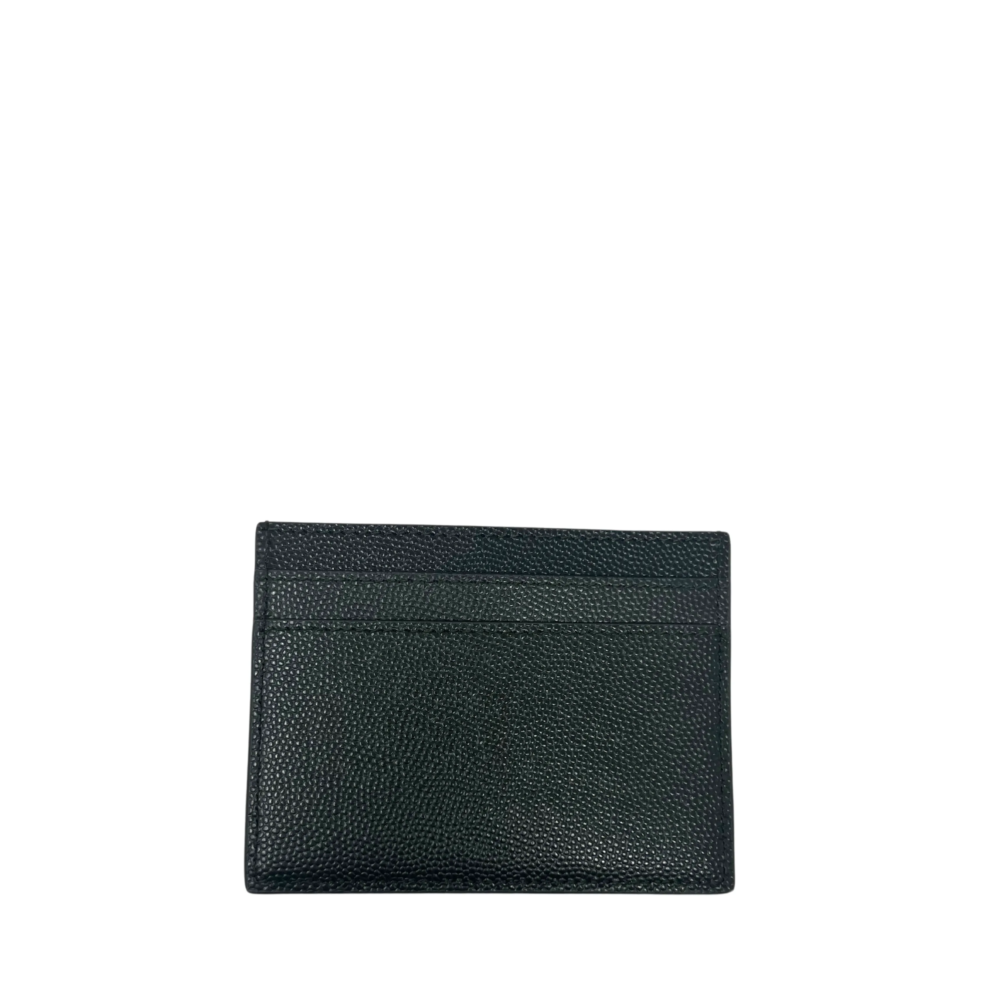 YSL Paris Card Case - Dark Hunter Green